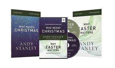 Picture of Who Needs Christmas/Why Easter Matters Study Guides with DVD