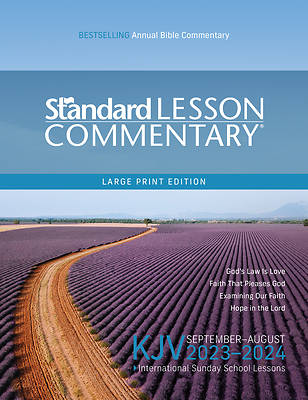 Picture of KJV Standard Lesson Commentary Large Print 2023-2024