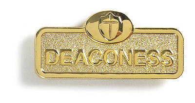 Picture of Brass Deaconess with Cross Leadership Badge