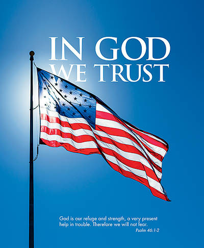 Picture of In God We Trust Patriotic Legal Size Bulletin