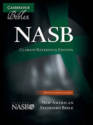 Picture of NASB Clarion Reference Brown Calfskin Ns485