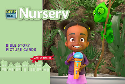 Picture of Deep Blue Nursery Bible Story Picture Cards Winter PDF Download 6-10 Students