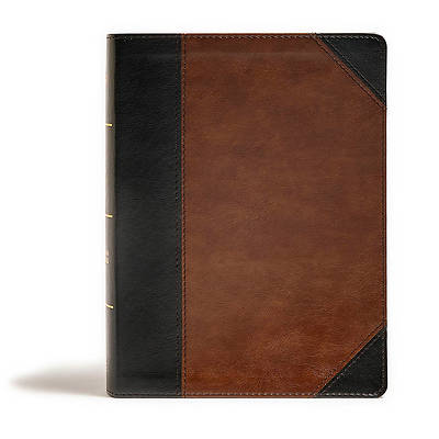Picture of CSB Tony Evans Study Bible, Black/Brown Leathertouch