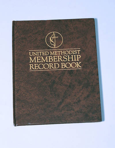 Picture of United Methodist Membership Record Book