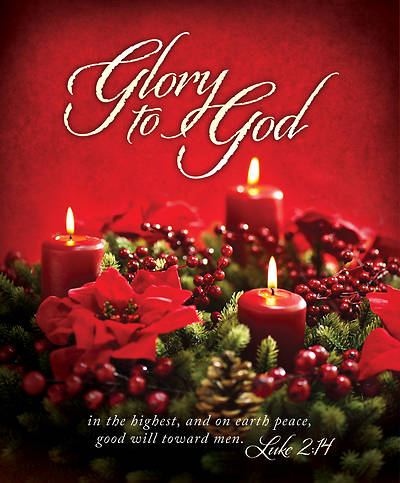 Picture of Glory God Highest Christmas Legal Size Bulletin