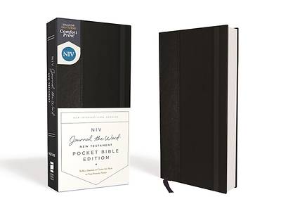 Picture of Niv, Journal the Word New Testament, Pocket Bible Edition, Hardcover, Black, Red Letter, Comfort Print