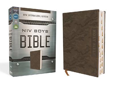 Picture of Niv, Boys' Bible, Leathersoft, Brown Camo, Thumb Indexed Tabs, Comfort Print