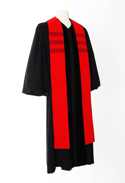 Picture of Trinity Stripe Stole - Red