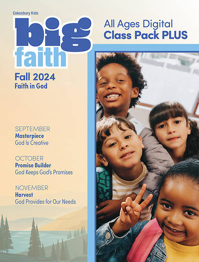 Picture of Cokesbury Kids Big Faith Fall 2024 All Ages Digital Class Pack Plus - Download