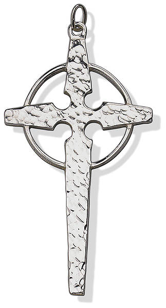 Picture of Contemporary Celtic Cross Necklace - Silver Plated