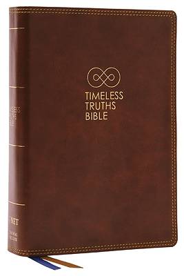 Picture of Net, Timeless Truths Bible, Leathersoft, Brown, Comfort Print