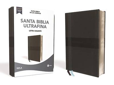 Picture of Nbla Santa Biblia Ultrafina, Letra Gigante, Leathersoft, Café, Edición Letra Roja