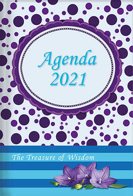 Picture of The Treasure of Wisdom - 2021 Daily Agenda - Purple Dots