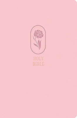 KJV Large Print Personal Size Reference Bible, Pink Leathertouch