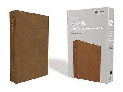 Picture of NET Bible, Thinline Reference, Large Print, Leathersoft, Brown, Comfort Print