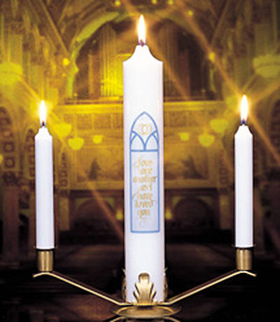 Picture of Abiding Love Wedding Candle Ensemble