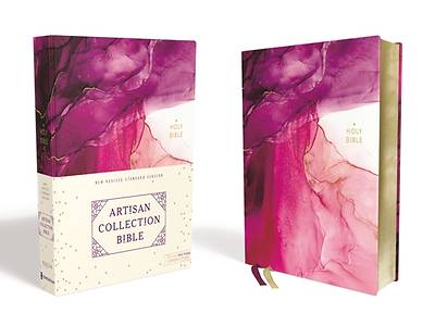 Picture of NRSV Artisan Collection Bible, Cloth over Board, Pink, Art Gilded Edges, Comfort Print
