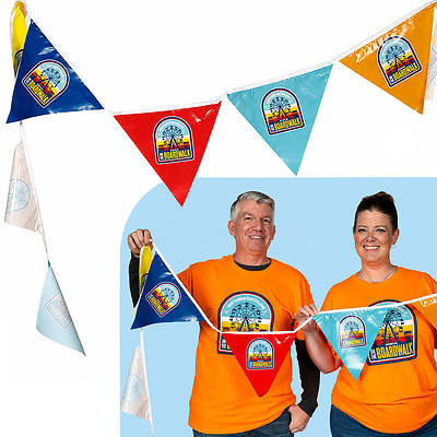 VBS 2027 On the Boardwalk Logo String Flags