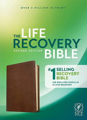 Picture of NLT Life Recovery Bible, Second Edition (Leatherlike, Rustic Brown)