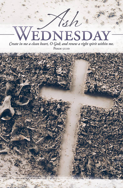 Picture of Ash Wednesday Regular Size Bulletin