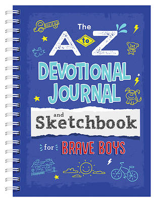 Picture of A to Z Devotional Journal and Sketchbook for Brave Boys