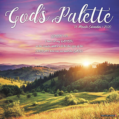 Picture of God's Palette 2020 Wall Calendar