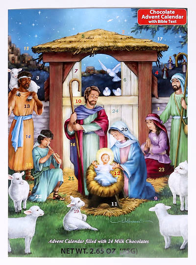 Picture of Holy Manger Chocolate Advent Calendar