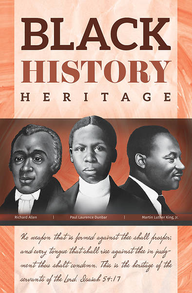 Picture of No Weapon Black History Heritage Regular Size Bulletin