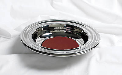 Picture of RemembranceWare Silver Offering Plate with Red Felt