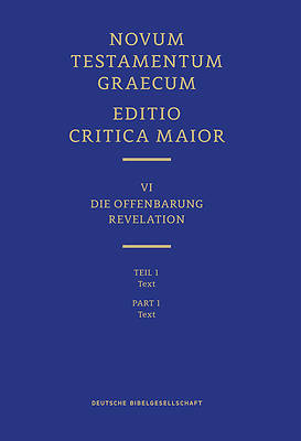 Picture of Novum Testamentum Graecum, Editio Critica Maior VI/1