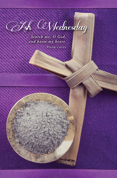 Picture of Ash Wednesday Regular Size Bulletin