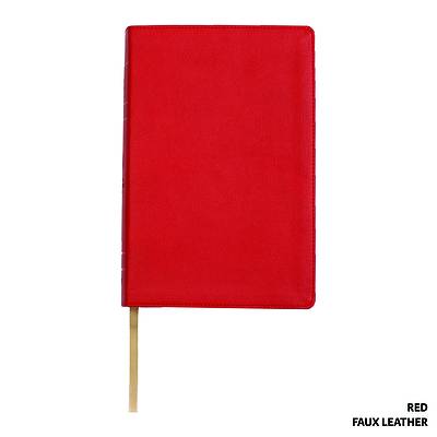 Picture of Legacy Standard Bible, Handy Size Paste-Down Red Faux Leather Red Letter