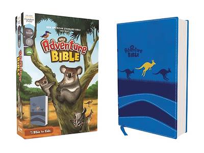 Picture of Nasb, Adventure Bible, Leathersoft, Blue, Full Color Interior, Red Letter Edition, 1995 Text, Comfort Print