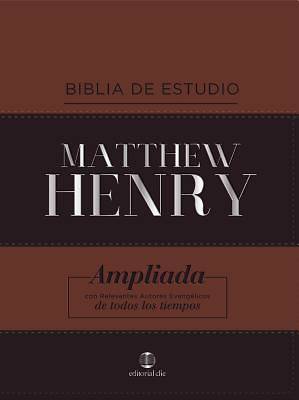 Picture of Rvr Biblia de Estudio Matthew Henry, Leathersoft, Clásica, Con Índice