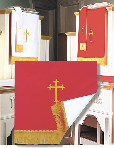 Picture of Abbott Hall EPC2-RW Reversible Red/White Two-Piece Parament Set