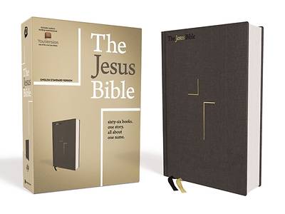 Picture of The Jesus Bible, ESV Edition, Cloth Over Board, Grey