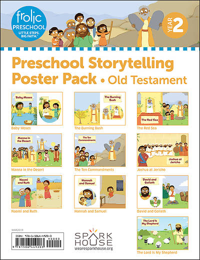 Picture of Frolic Preschool  Old Testament  Year 2  Ages 3-5  Storytelling Posters