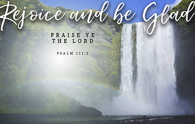 Picture of Rejoice and Be Glad Post Card