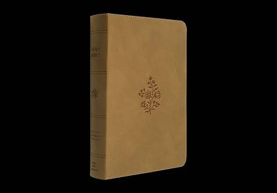 Picture of ESV Large Print Personal Size Bible (Trutone, Nubuck Caramel, Wildflower Design)