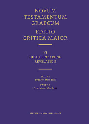 Picture of Novum Testamentum Graecum, Editio Critica Maior VI/3.1