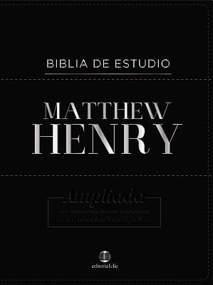 Picture of Rvr Biblia de Estudio Matthew Henry, Piel Fabricada, Con Índice