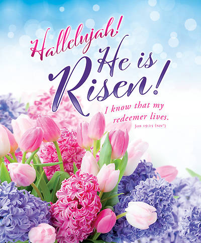 Picture of Hallelujah He is Risen Easter Legal Size Bulletin (Pkg of 100)