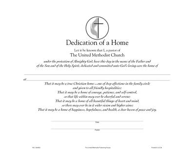 Picture of Software Certificate of Dedication of a Home Download