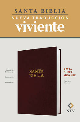 Picture of Santa Biblia Ntv, Letra Súper Gigante (Letra Roja, Tapa Dura, Vino Tinto)