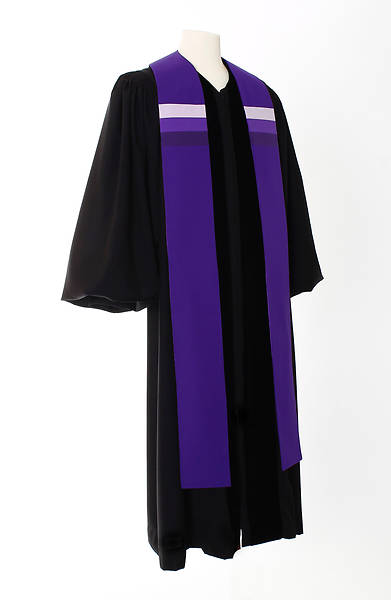 Picture of Triune Stripe Stole - Purple