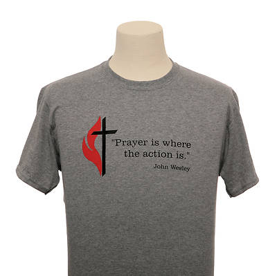 Picture of UMC Wesley Prayer Dri-Power Tee Oxford - Large