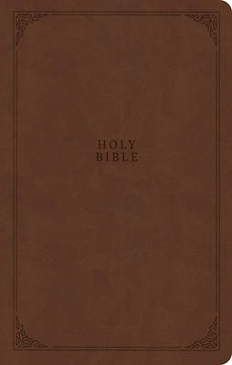CSB Premium Gift Bible, Easy-To-Read Optimal Type, Brown Leathertouch