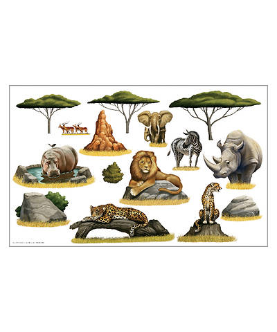 Picture of Vacation Bible School (VBS19) Roar Savanna Animals Accessory Pack