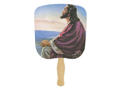 Picture of Christ at Dawn Hand Fan - Pack of 50