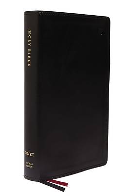 Picture of NET Bible, Single-Column Reference, Leathersoft, Black, Comfort Print